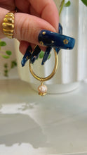 Load image into Gallery viewer, Dripped Pearl Brass Earrings
