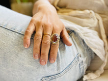 Load image into Gallery viewer, Peach Blossom Statement Ring
