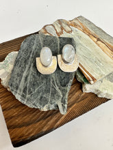 Load image into Gallery viewer, Moonstone Statement Earrings
